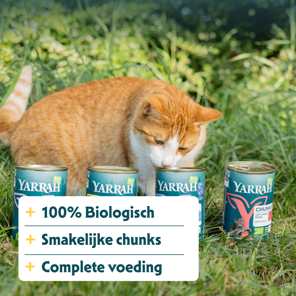 7122 - Yarrah Cat Wet Food Can Chunks Chicken & Beef - 8714265071225 - 2.webp