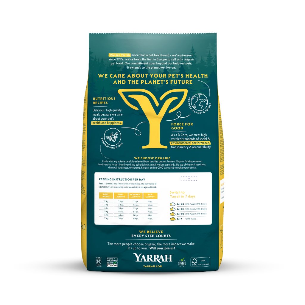 17004 - Yarrah Cat Dry Food Adult Chicken 2,4kg - 8714265000034 - 3.webp