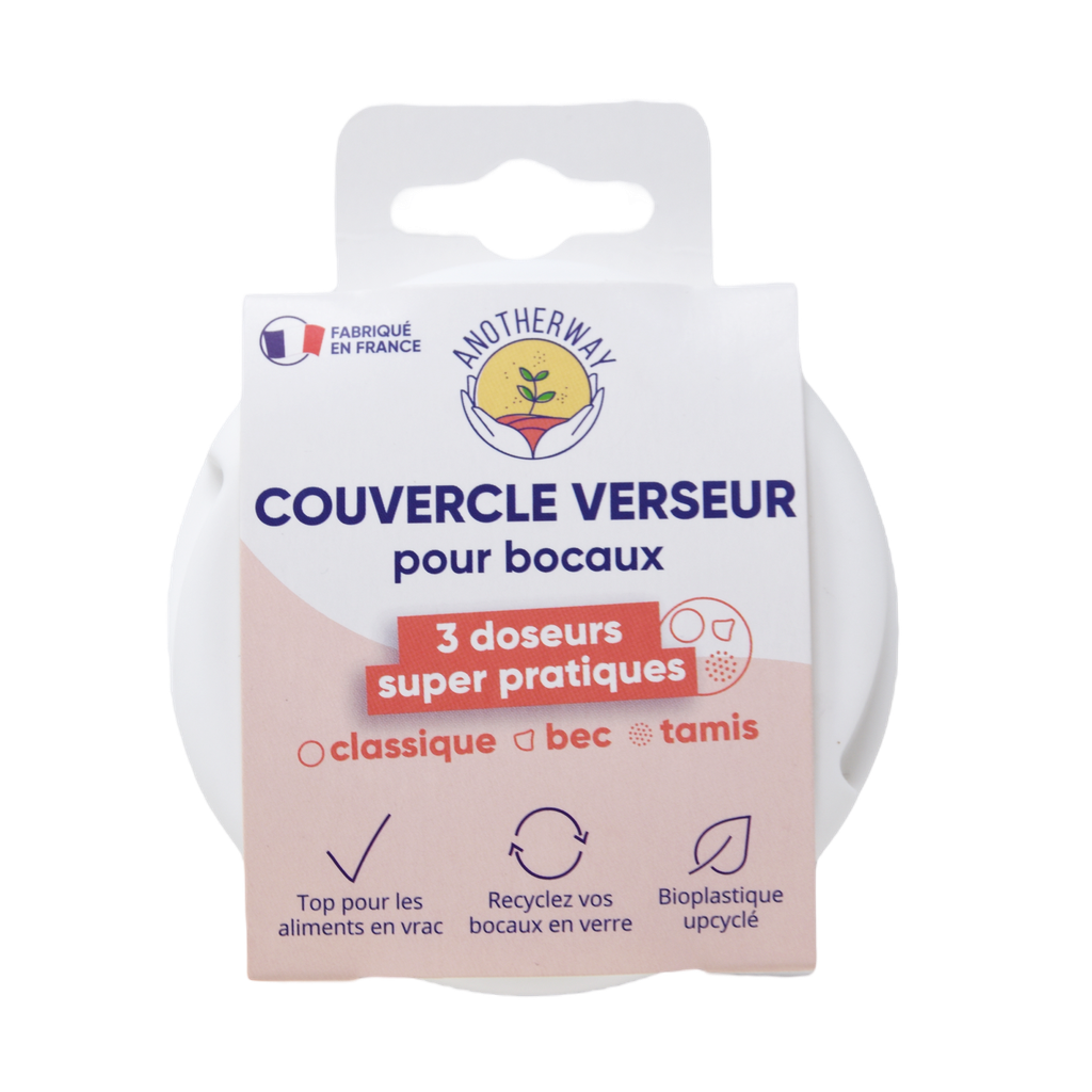 Couvercle verseur universel blanc