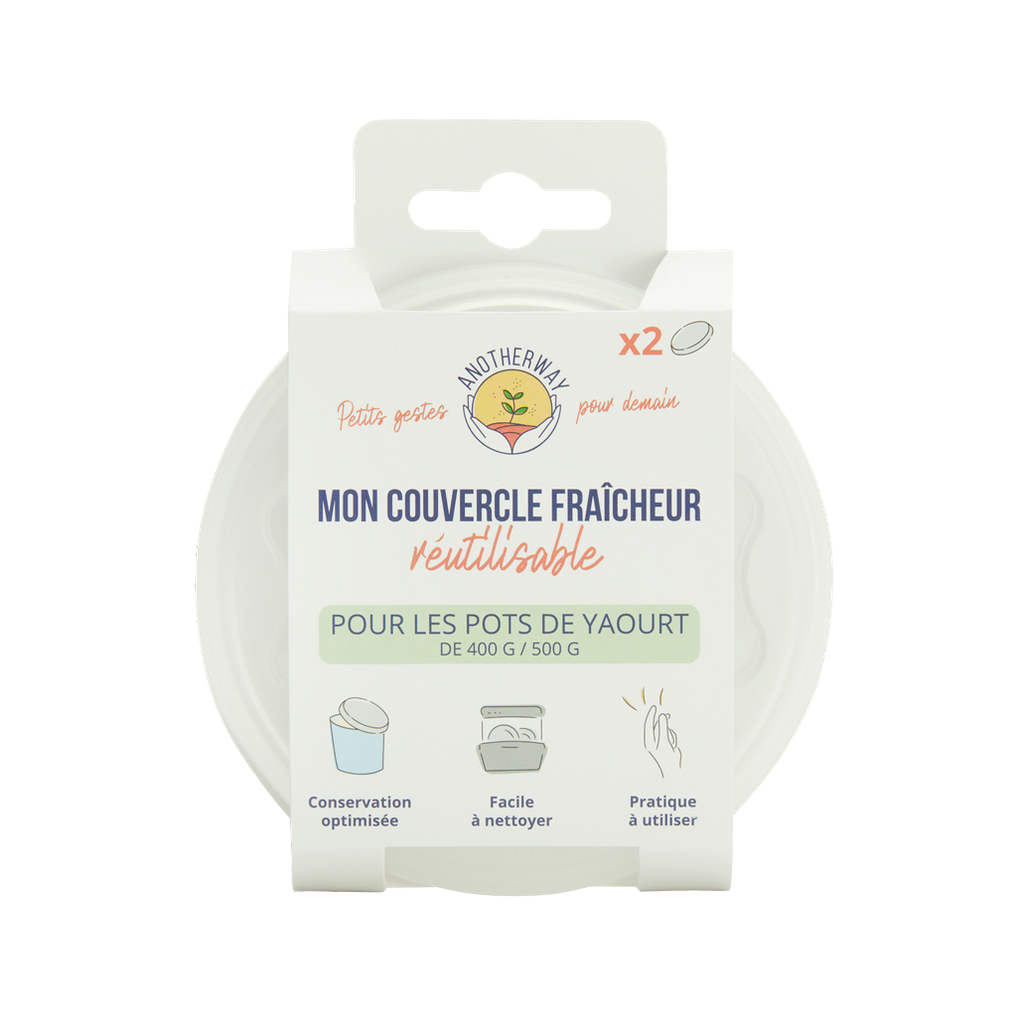 Couvercles fraîcheur réutilisables - Lot de 2