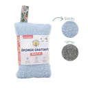 Eponge lavable et grattante bleue