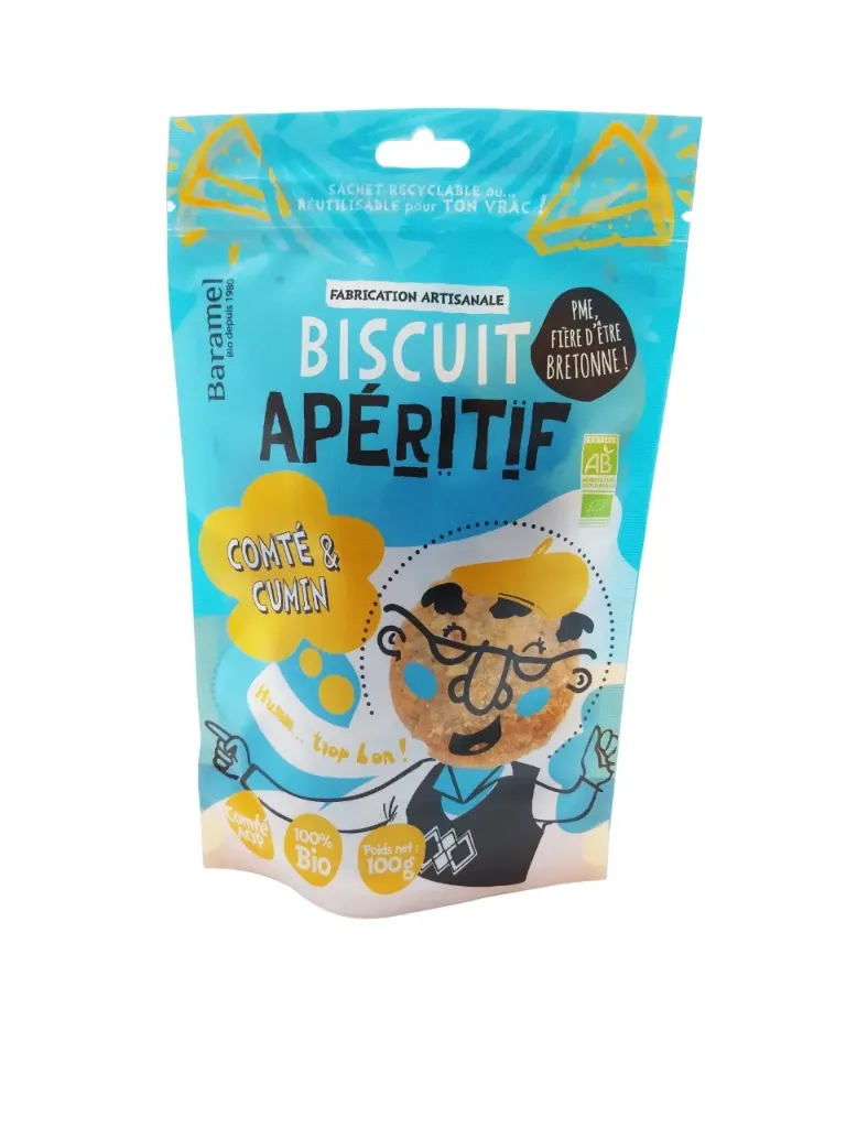 Biscuit apéritif comté aop & cumin - 100 g