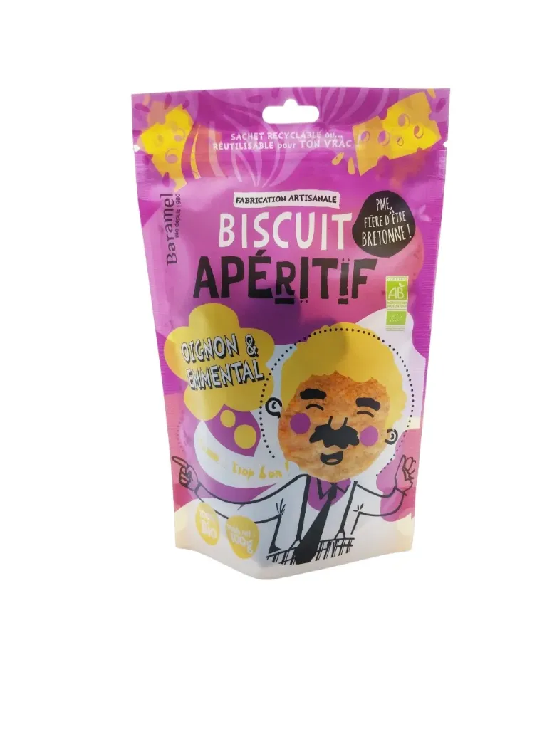 Aperitiefkoekje ui & Emmentaler - 100 g