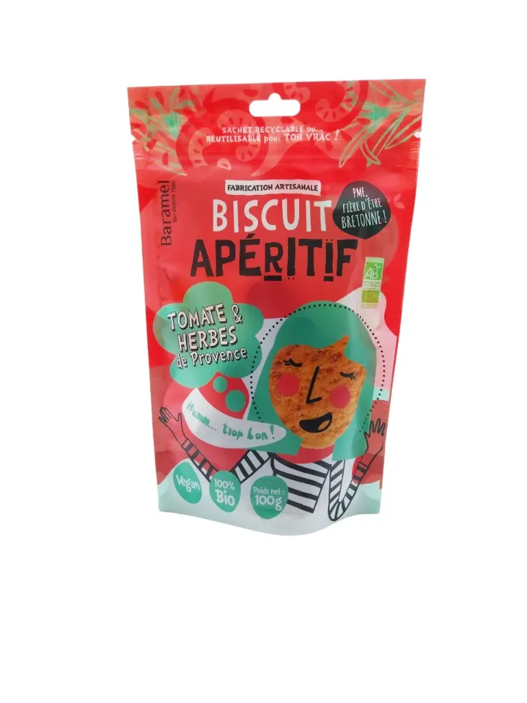 Biscuit apéritif tomates herbes de Provence - 100 g