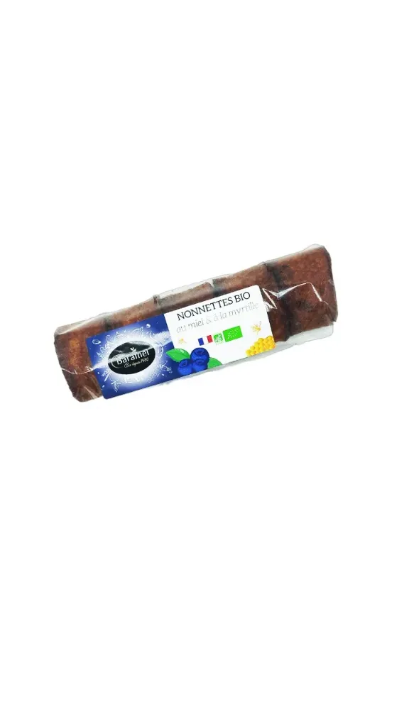 Nonnette à la myrtille en rouleaux de 5 pièces - 160 g