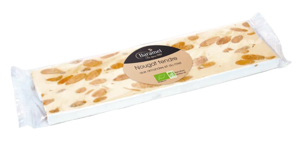 Nougat aux amandes barre - 100 g