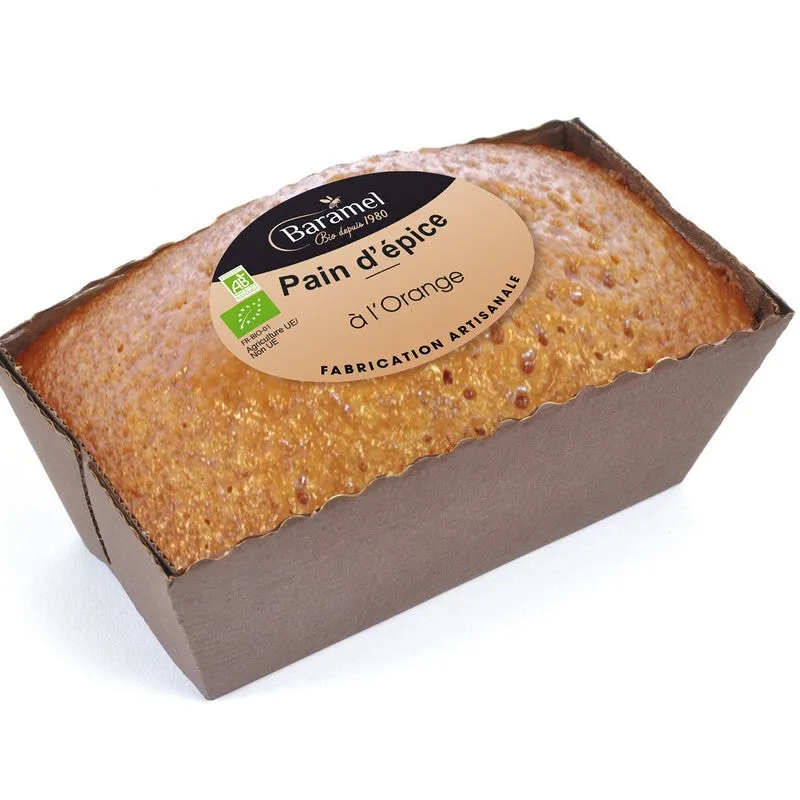 Pain d'épices à l'orange bio - 300 g