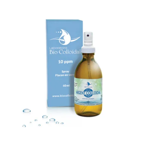Argent colloïdal 10 ppm - spray  60 ml