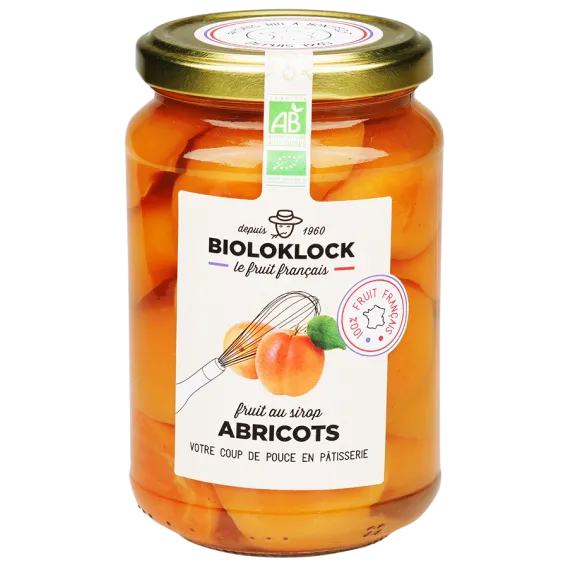 Abricots au sirop bio - 360 g