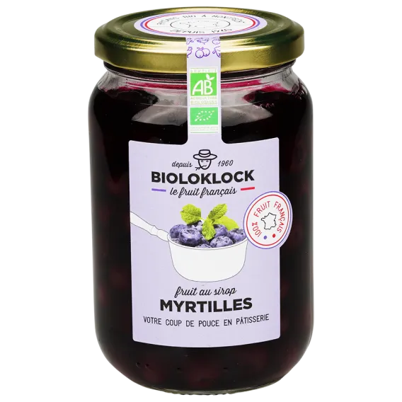 Myrtilles au sirop - 360 gr