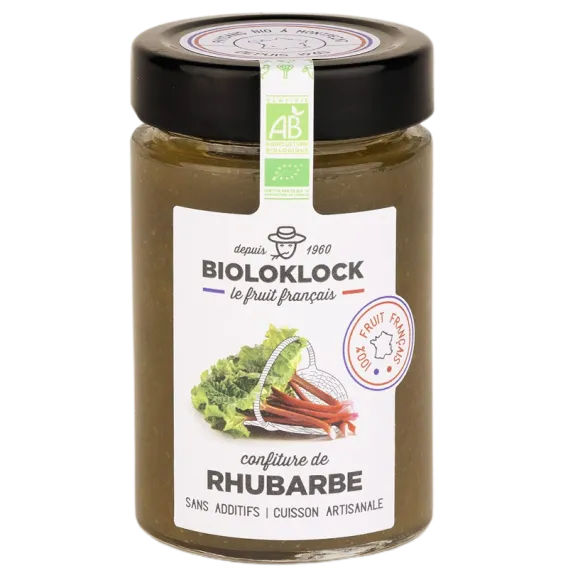 Confiture de rhubarbes - 230 g