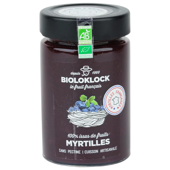 100 % fruits desserts Myrtilles - 210 g