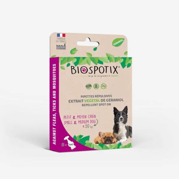 Pipettes répulsives - CHIEN (S-M) 5 x 1ml