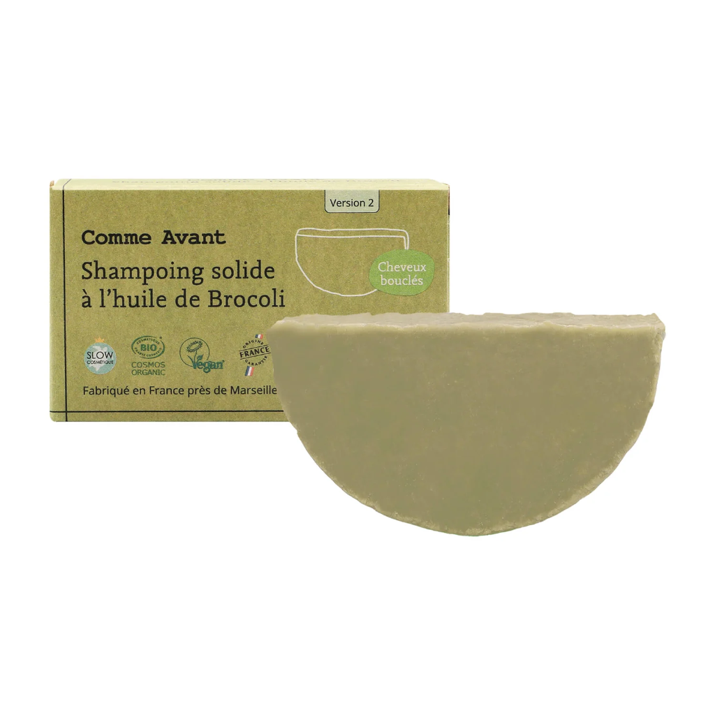 Solid shampoo with broccoli oil (curly hair) - 70 g
