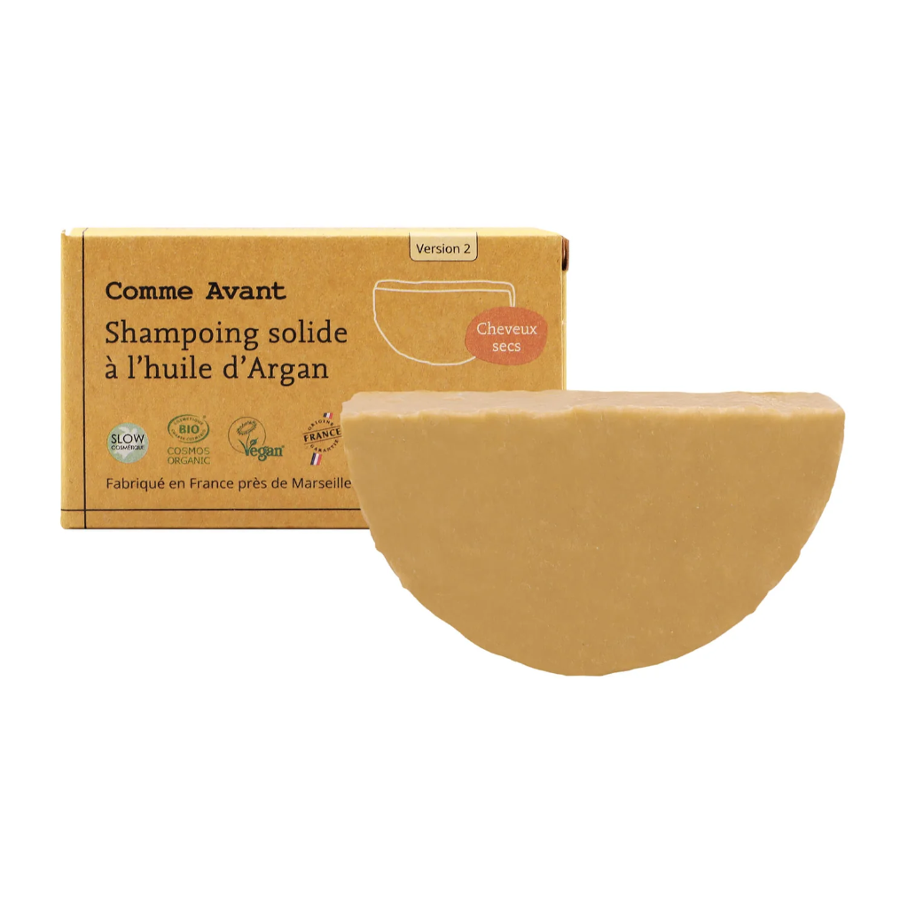 Solid shampoo with argan oil (dry hair) - 70 g