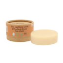 Soin capillaire solide à l'huile de prune (pêche et vanille) - 50 g