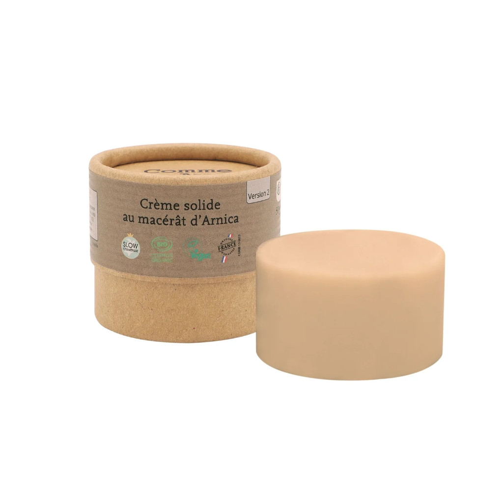 Vaste creme op basis van kariteboter (arnica en roos) - 50 g