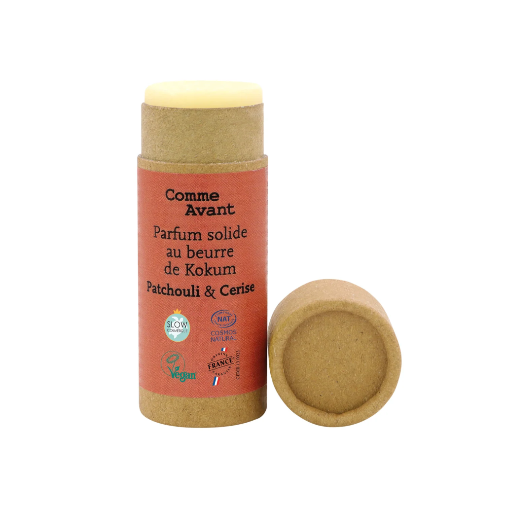 Parfum solide cerise patchouli (naturel sans he) - 20 g