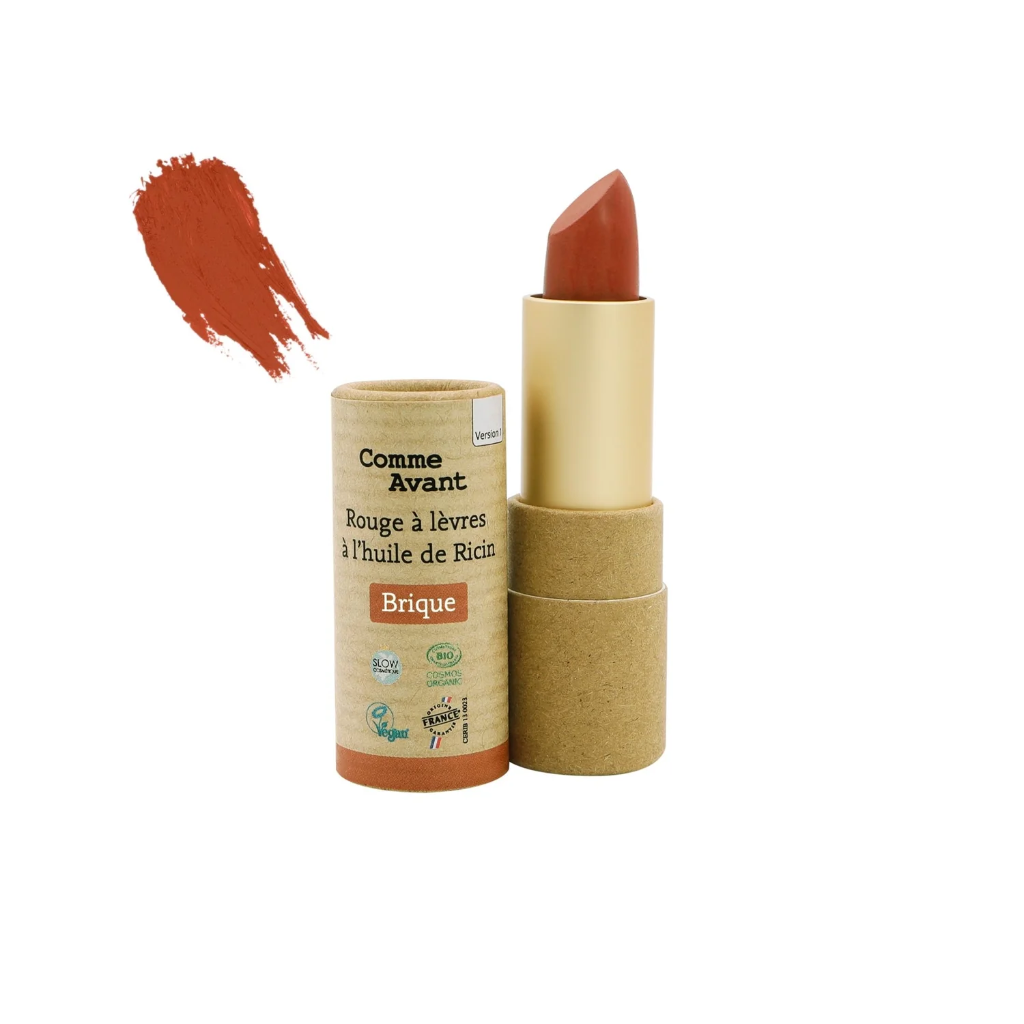 Lipstick with castor oil - brick - 4 g