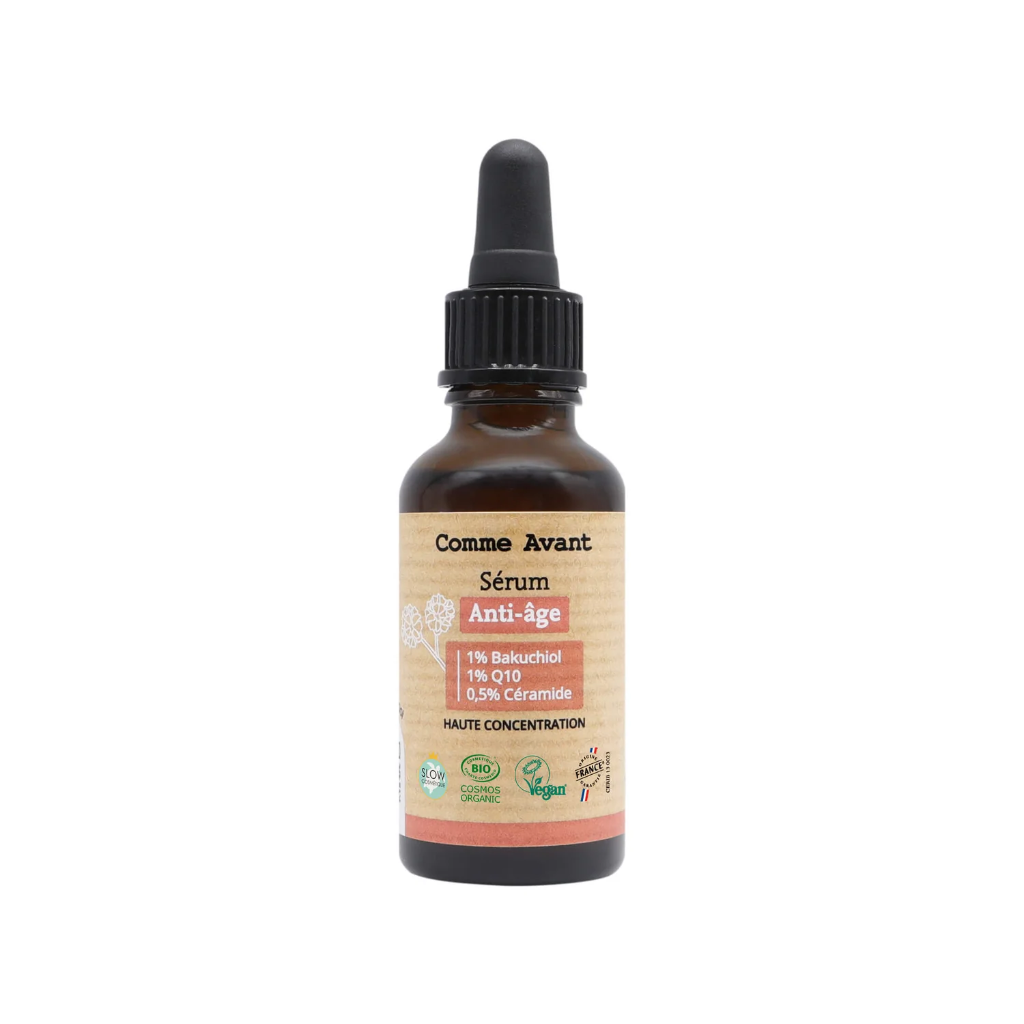 Bakuchiol anti-ageing face serum, Q10, ceramide - 30 ml