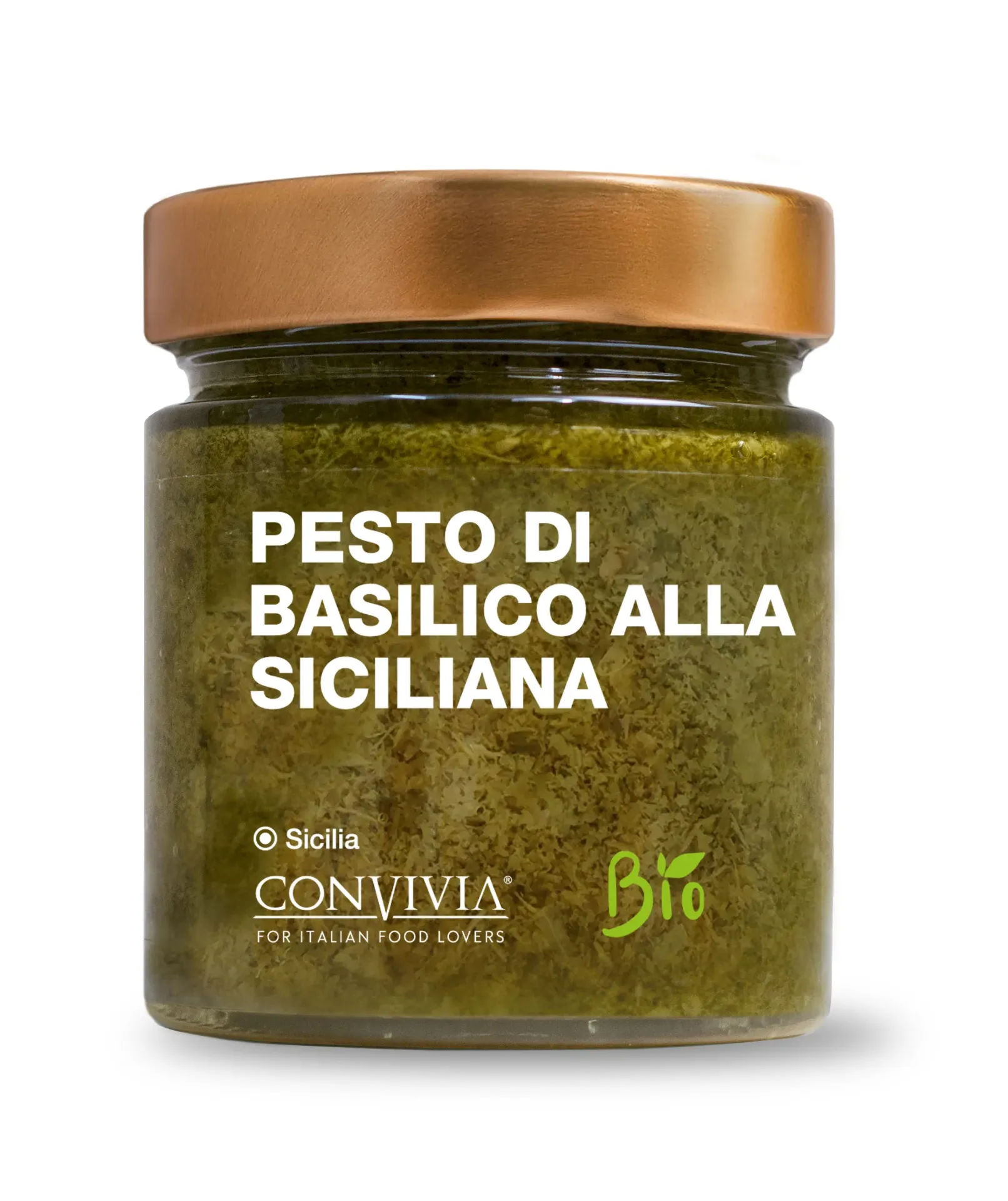 Pesto van basilicum uit sicilien - 190 g