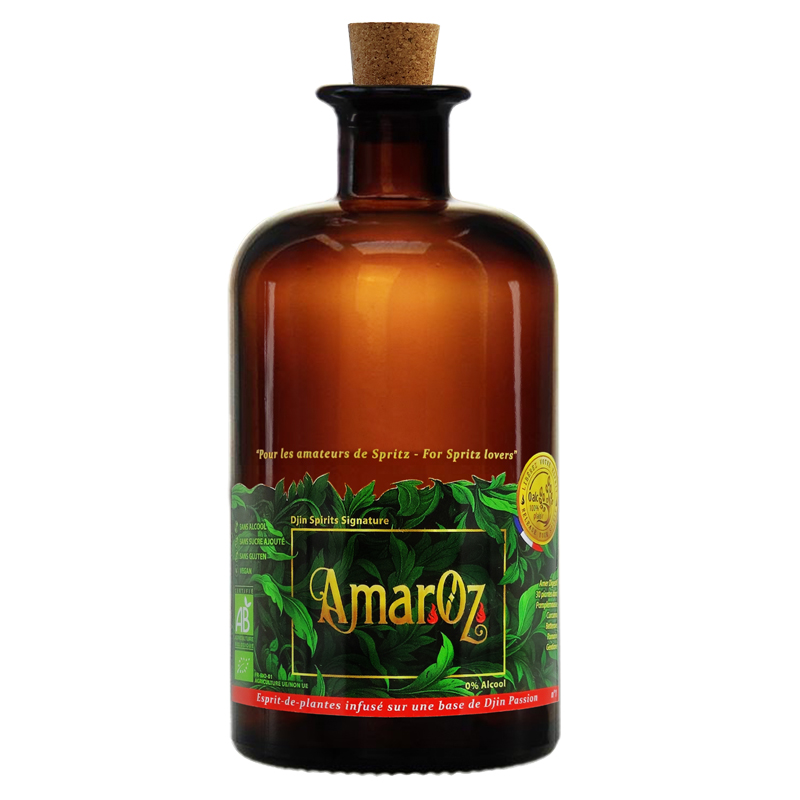 Djin Amaroz (campari alcoolvrij en suikervrij)