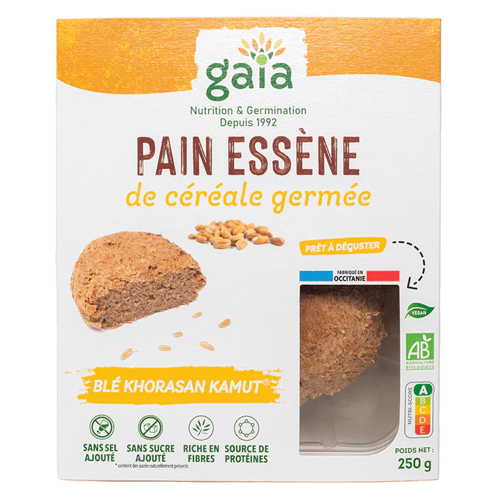 Essene bread made from organic KAMUT® Khorasan wheat sprouted grains, 250 g