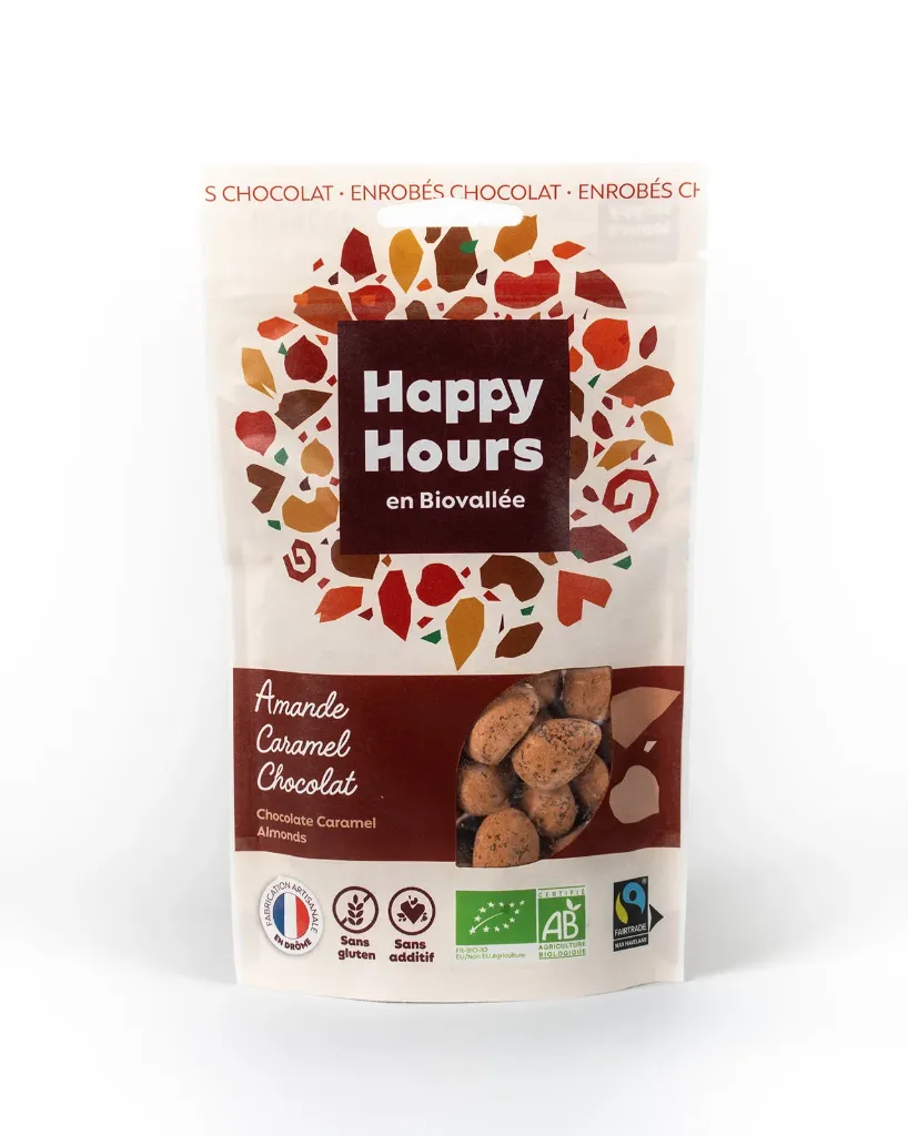 Almond, caramel and chocolate bag - 115 g