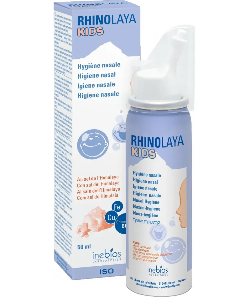 RHINOLAYA KIDS - Solution  isotonique (hygiene nasale) 50 ml