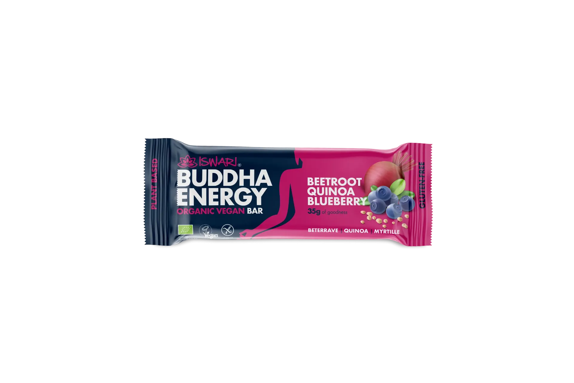 Energierijke repen - Biet Quinoa Bosbes - 35 g