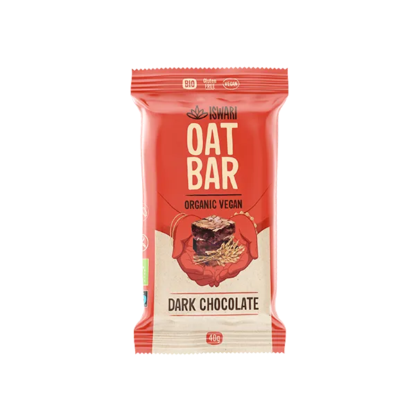 Barres d'avoine - Chocolat Noir - 40g