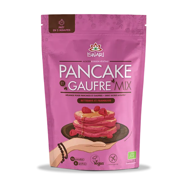 Pancake et Gaufre Mix - Betterave et Framboise - 400 gr