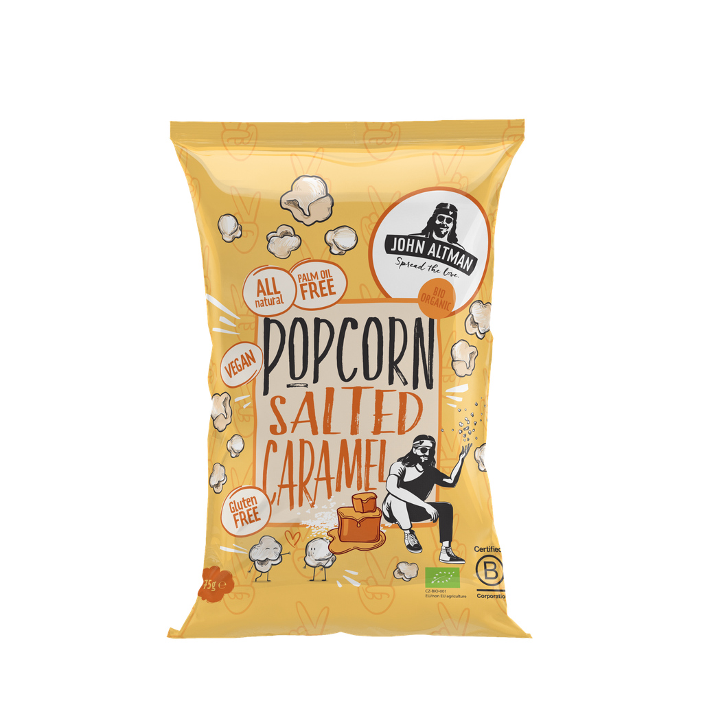 Popcorn au caramel salé (vegan) - 75 g