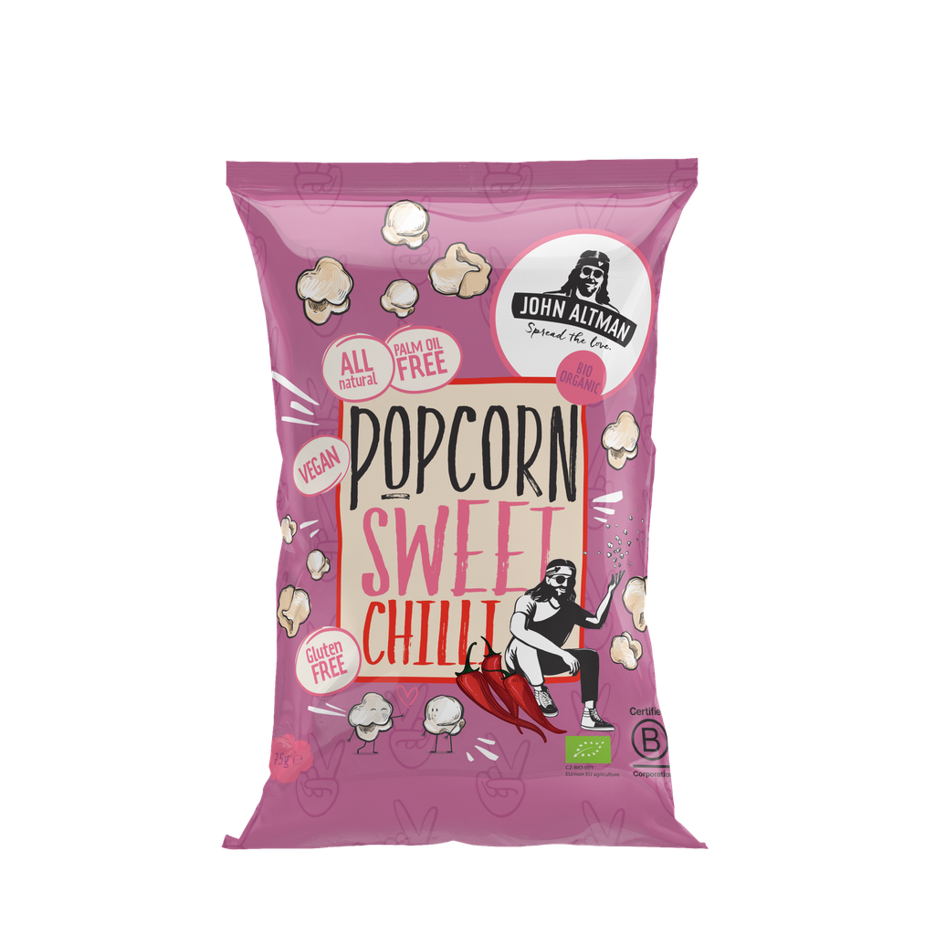Zoete chili popcorn - 75g