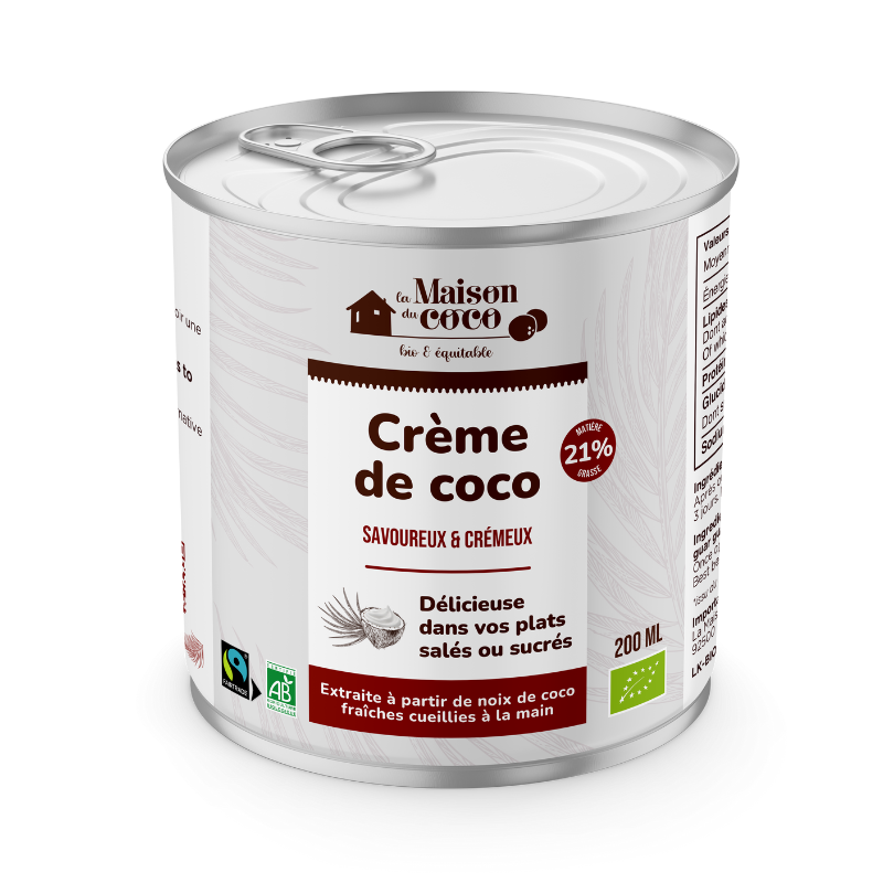 Coconut cream 21% mg (fair-trade) - 200ml