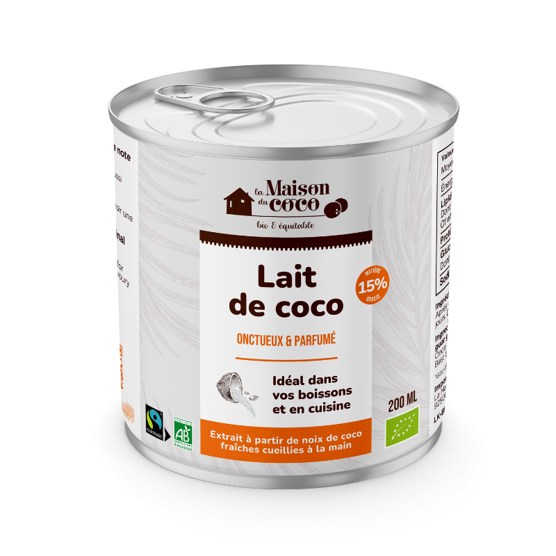 Coconut milk 15% mg (fairtrade) - 200ml