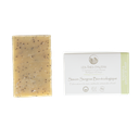 Savon artisanal à froid surgras exfoliant au lait d'ânesse - Romarin & Graines de pavot - 100g