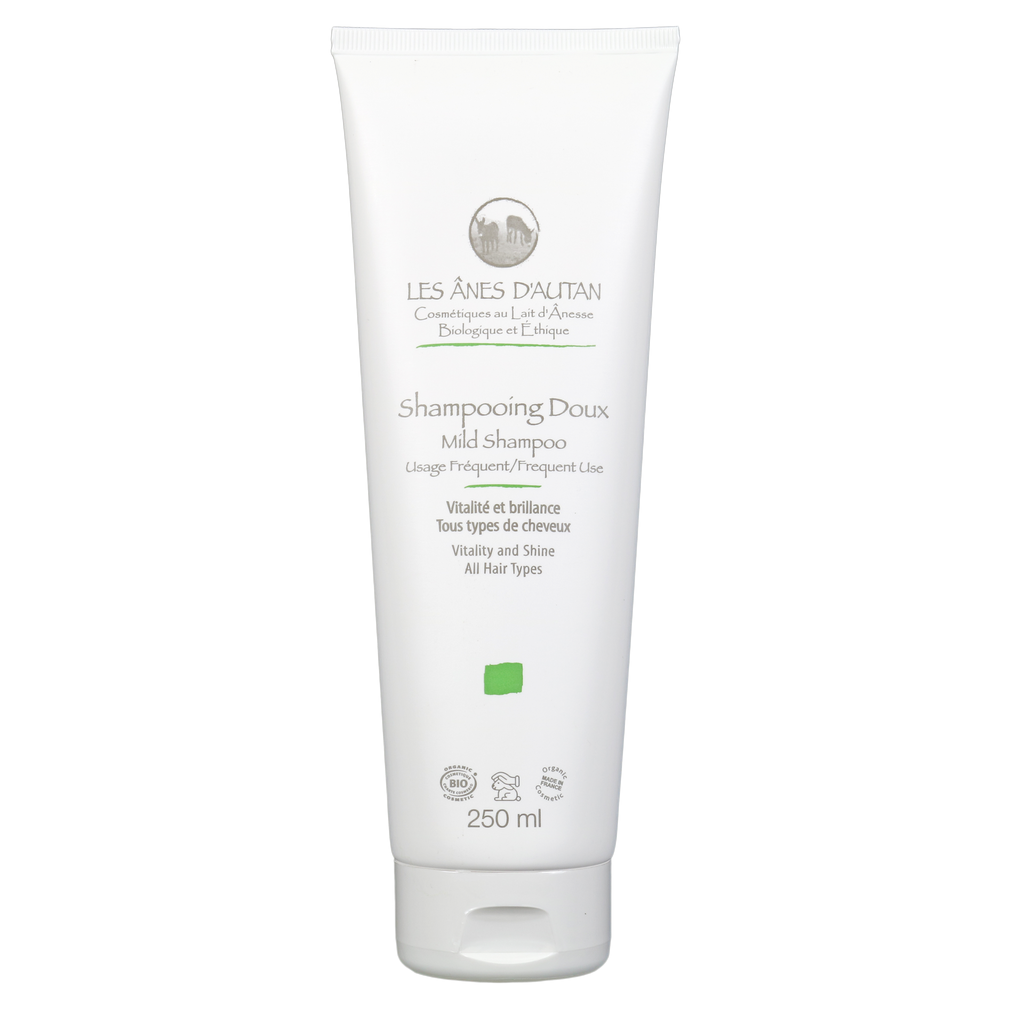 Shampoing doux au lait d'ânesse - 250 ml