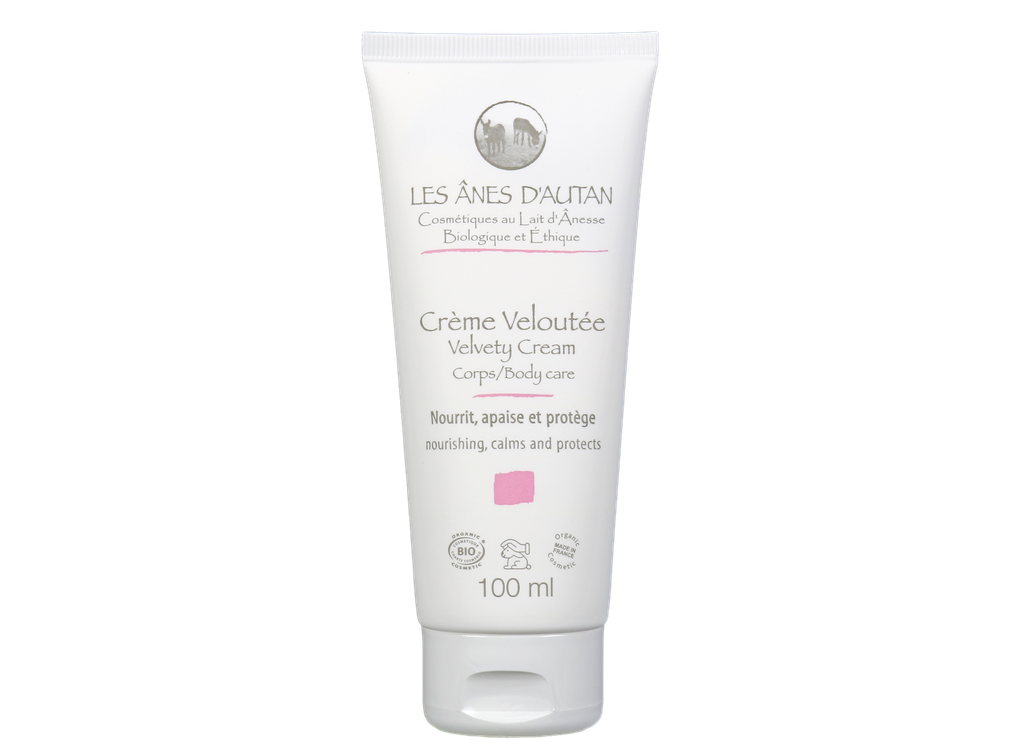 Crème hydratante pour le corps au lait d'ânesse - Crème Veloutée - 100 ml