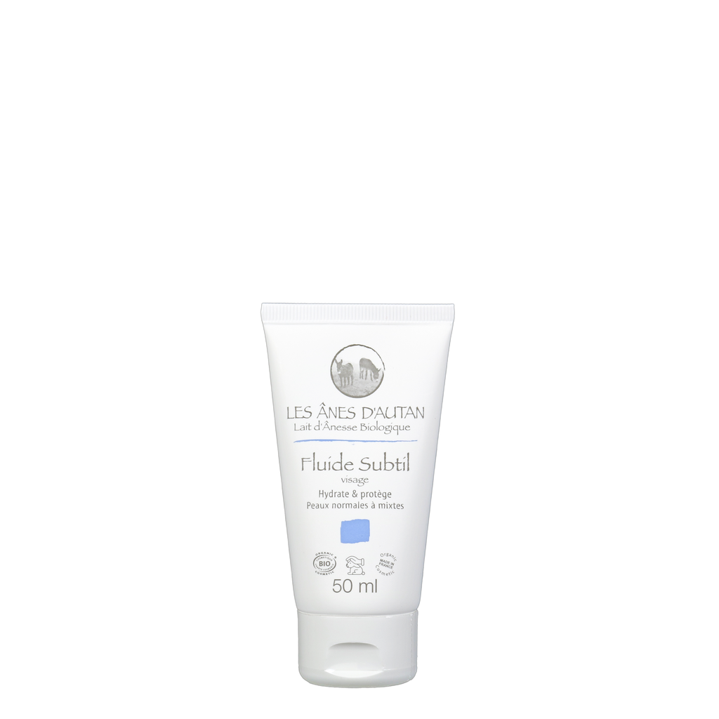 Crème visage hydratante au lait d'ânesse - Fluide subtil - 50ml