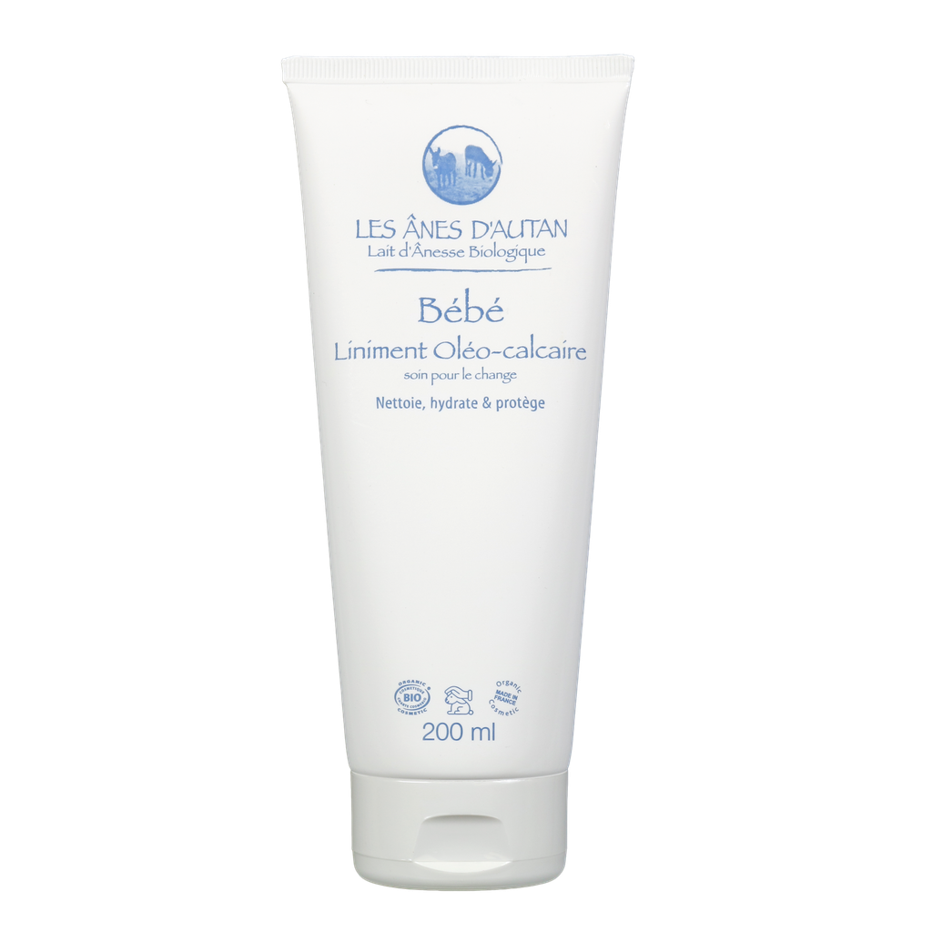 Baby olie-kalk liniment met ezelsmelk - 200 ml