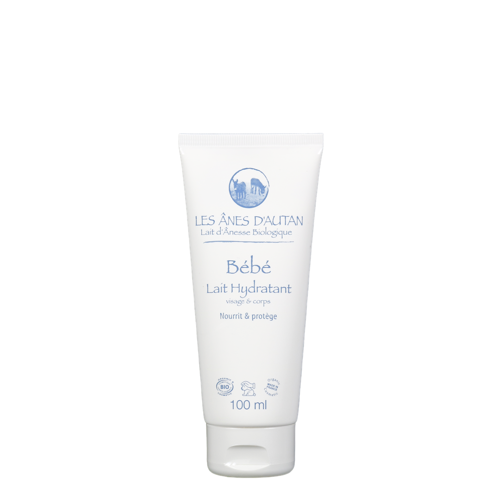 Lait Hydratant bébé visage & corps au lait d'ânesse - 100 ml