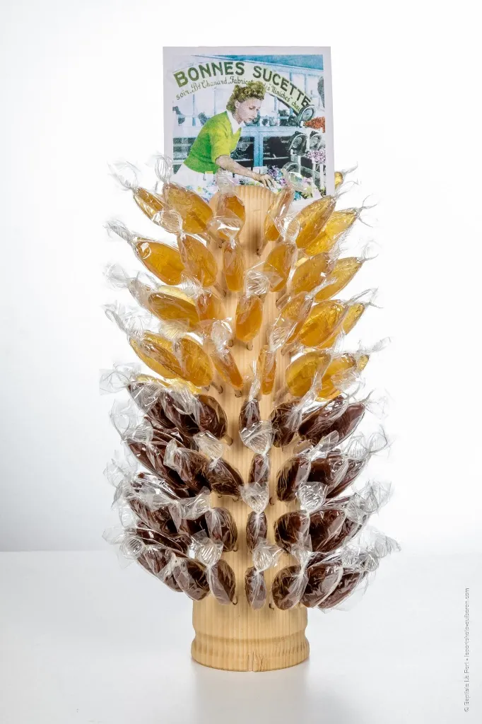 Houten lolly display (brute)