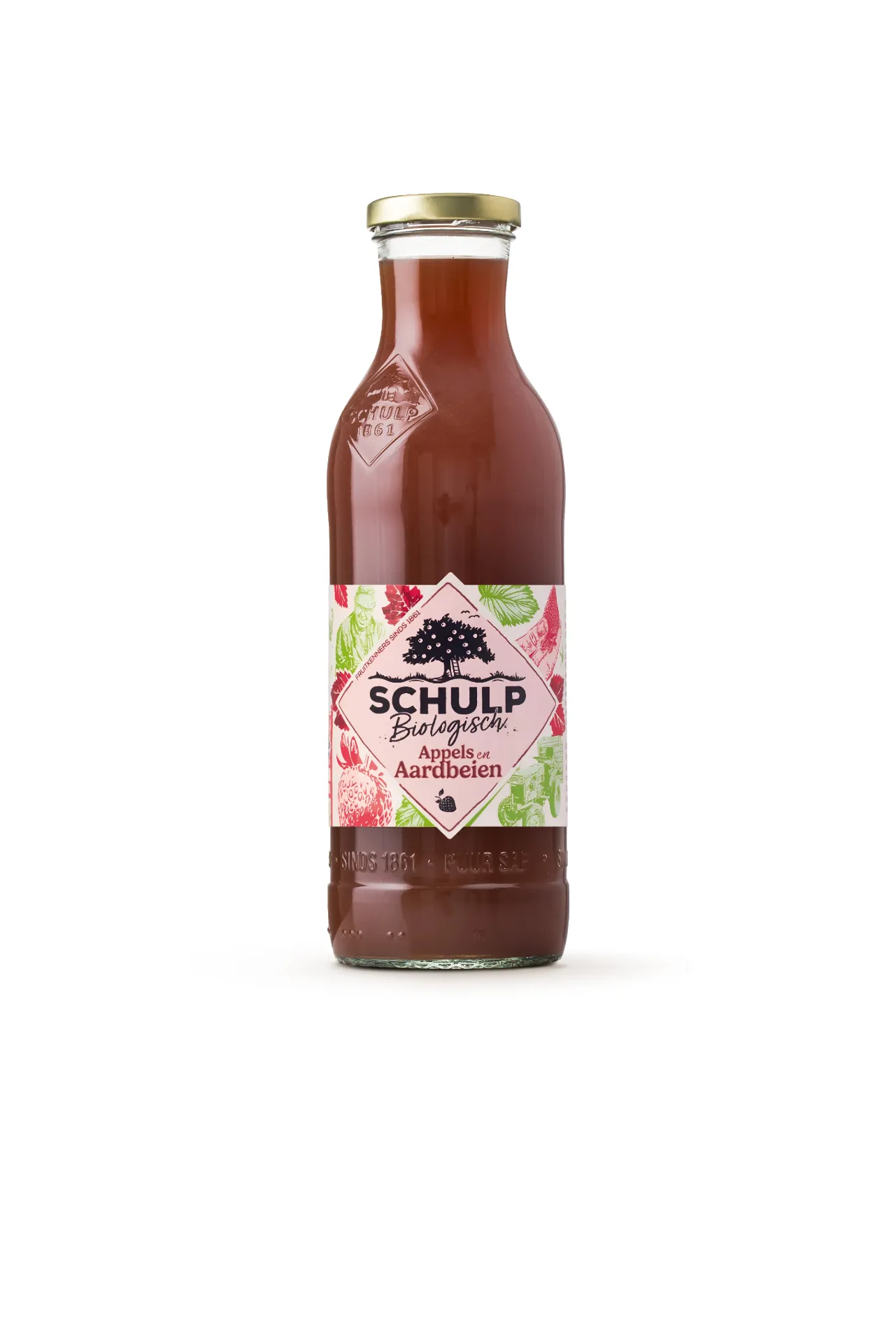 Jus de pomme et fraises - 0,75l