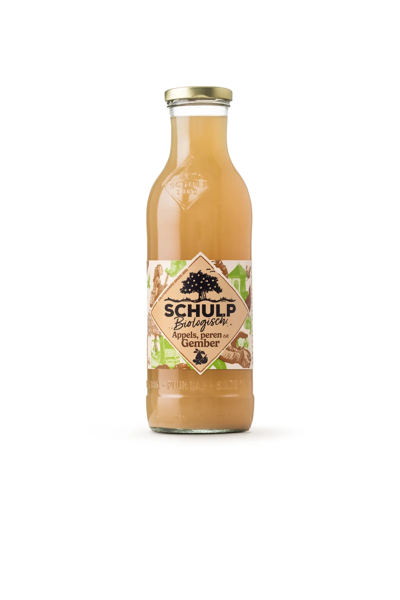 Jus de pomme, poire et gingembre  - 0,75l