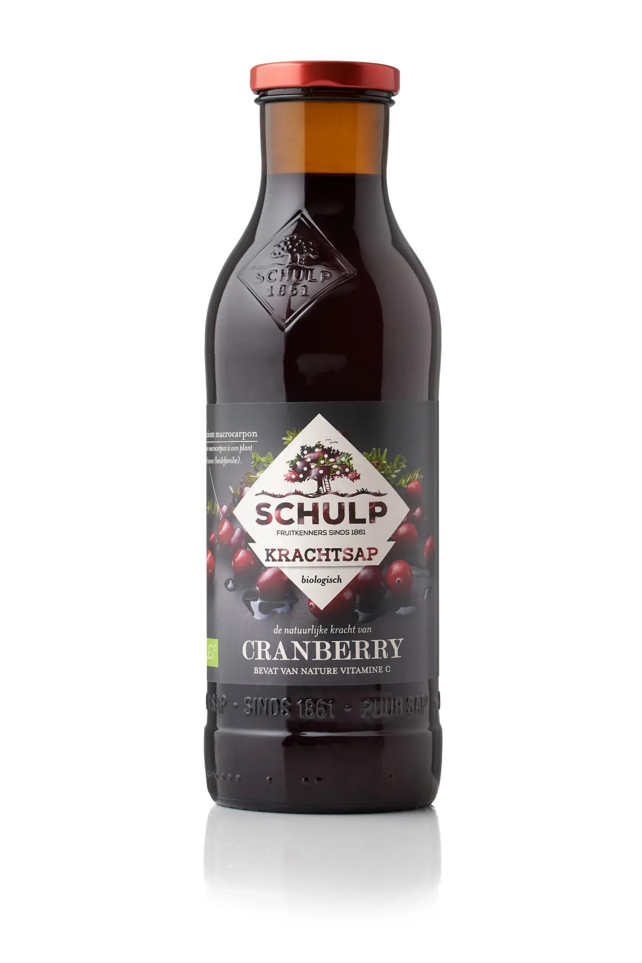 Krachtsap Cranberrysap puur - 0,75l