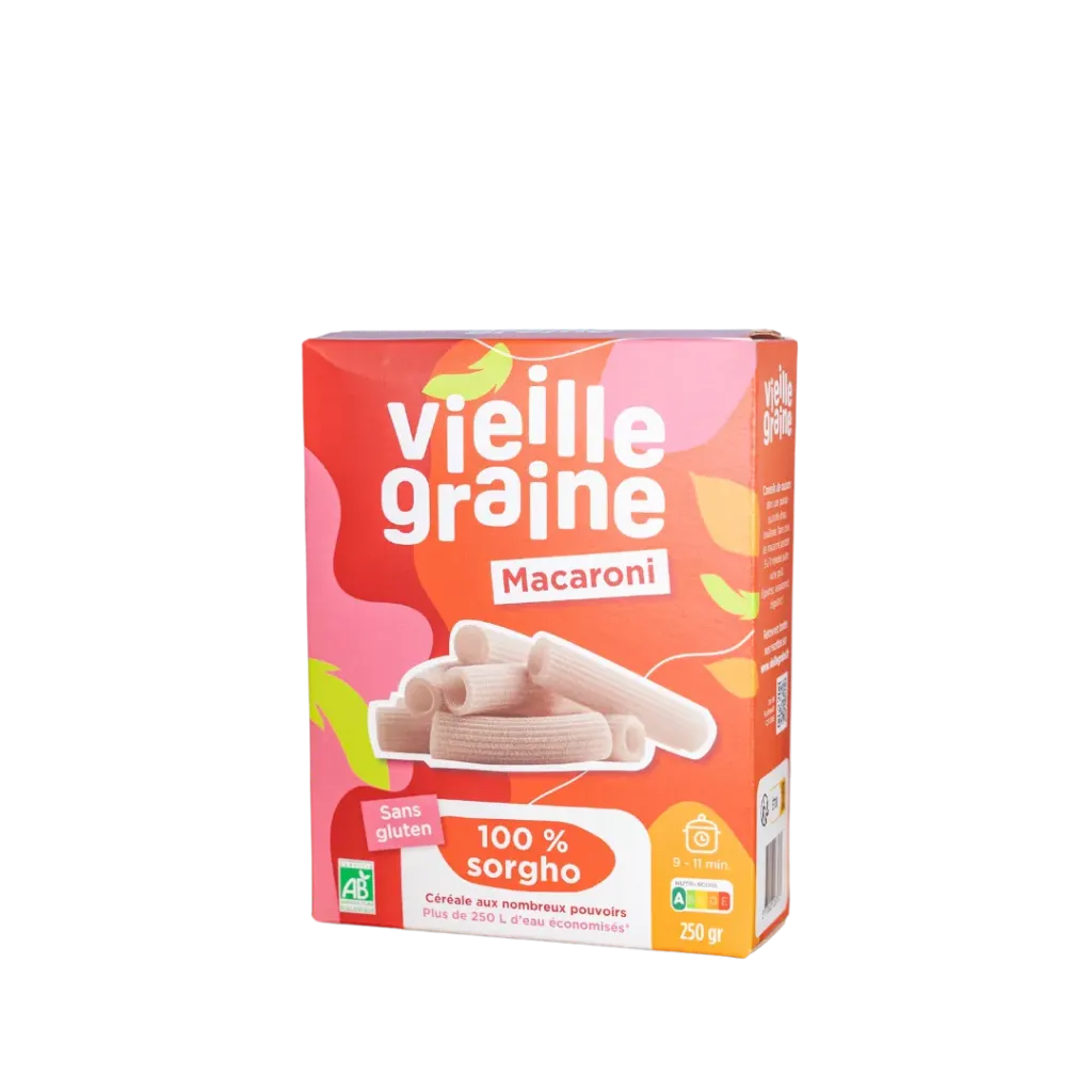 Macaroni 100% sorgho - 250 g