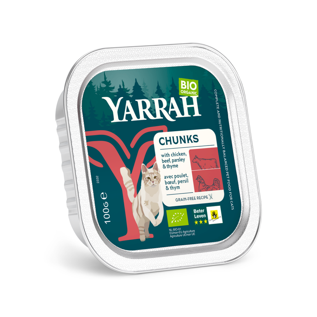 Chats chunks en sauce Boeuf au persil et au thym - SC- 100gr
