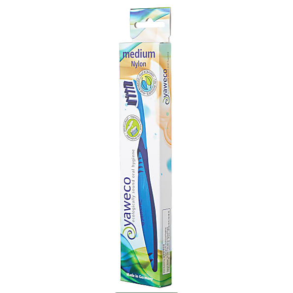 Medium nylon toothbrush - 1pc