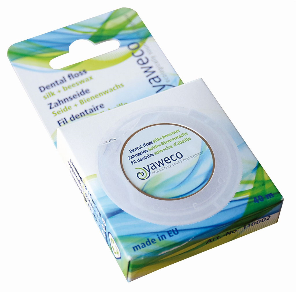 Silk-based dental floss (made in EU) - 40m